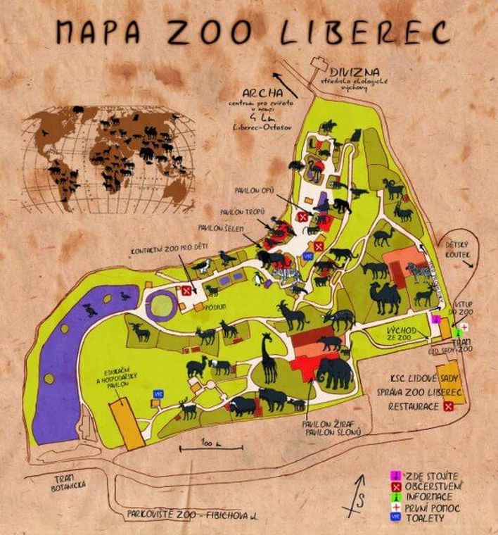 Liberec Zoo in the Czech Republic