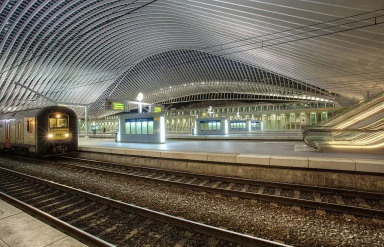 At Liège Guillemins Station