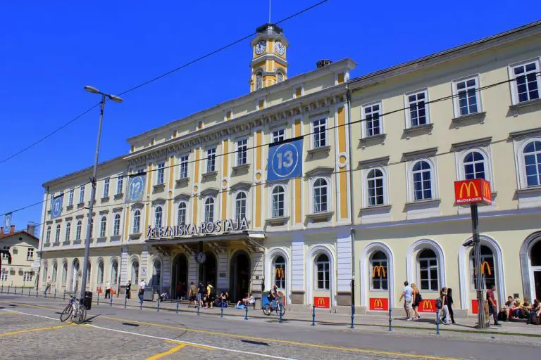 Railway station in Ljubljana