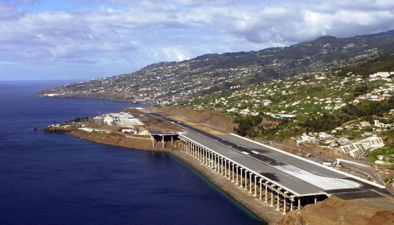 Airport on Madeira Island