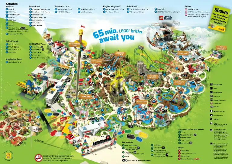 Legoland Park Map