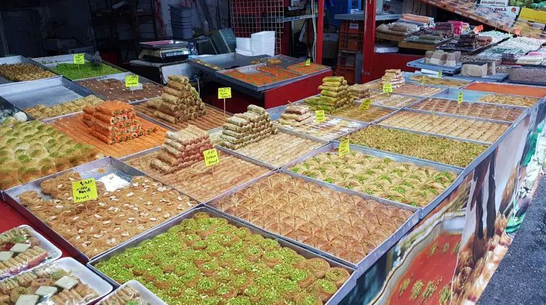 Sweets in the market