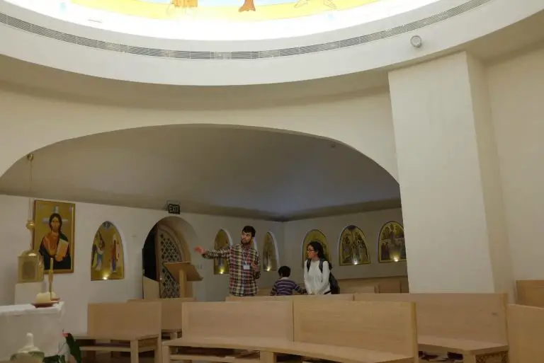 In the international center of Mary of Nazareth