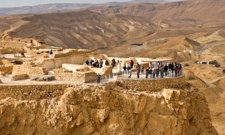 View of Masada fortress