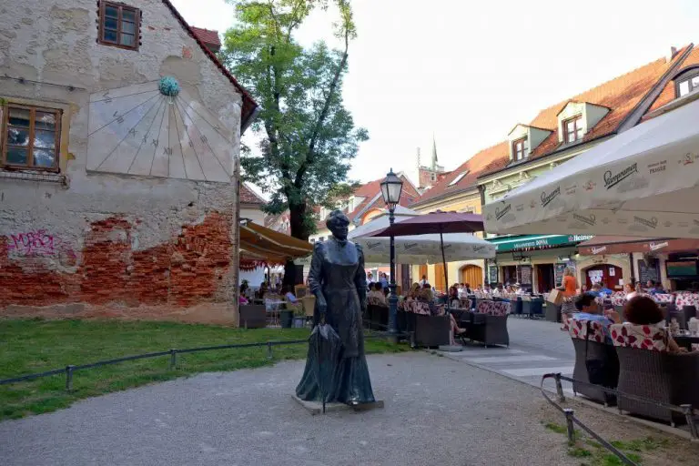 Monument to the Croatian writer Maria Juric