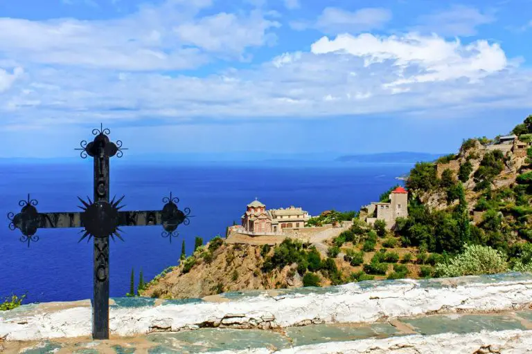 Mount Athos in Greece