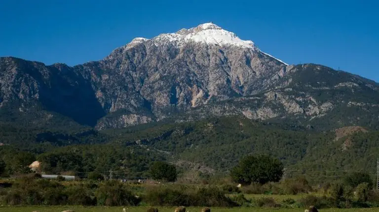 View of Tahtali Mountain