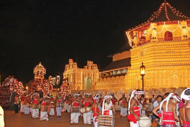 Perahera carnival procession in Kandy