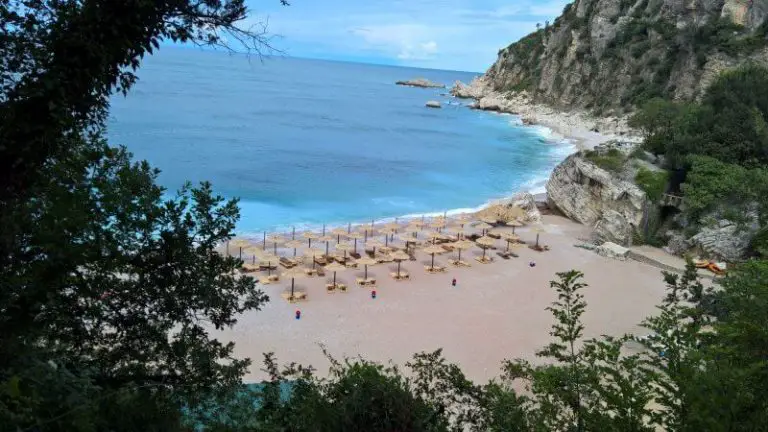 Rezhevichi beach in Montenegro