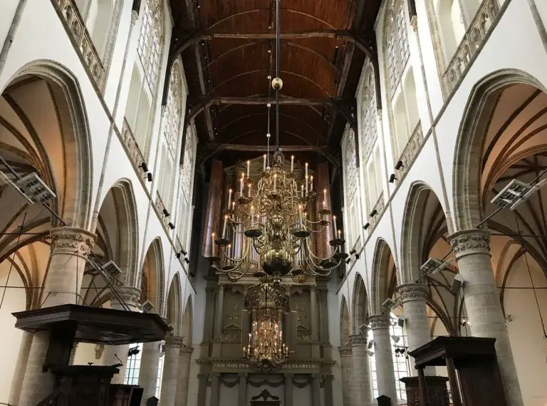 The interior of the Cathedral of St. Lawrence