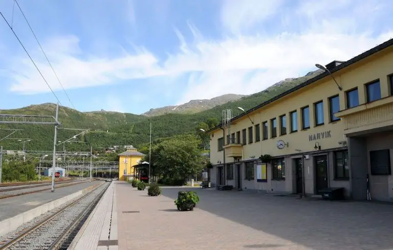 Railway station of the city