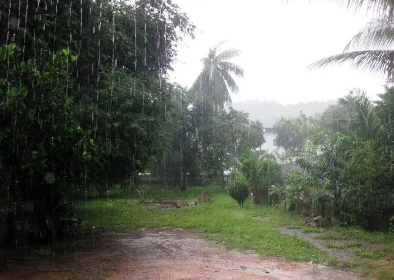 The rainy season on Koh Samui