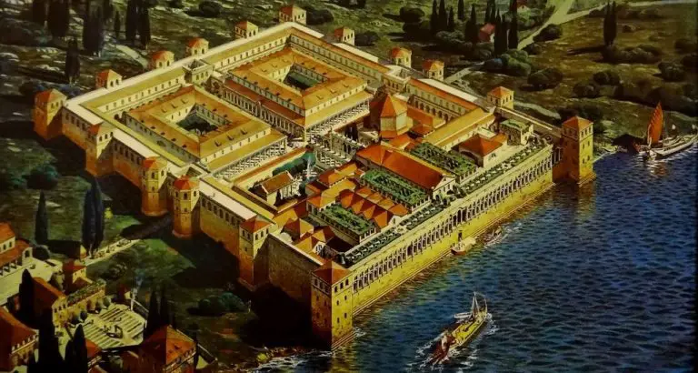 Reconstruction of the palace of Diocletian