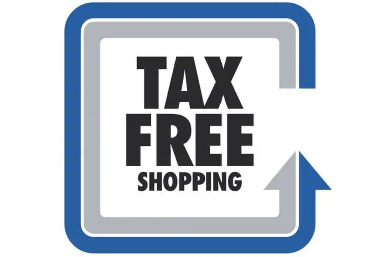 Signboard Tax Free Shopping