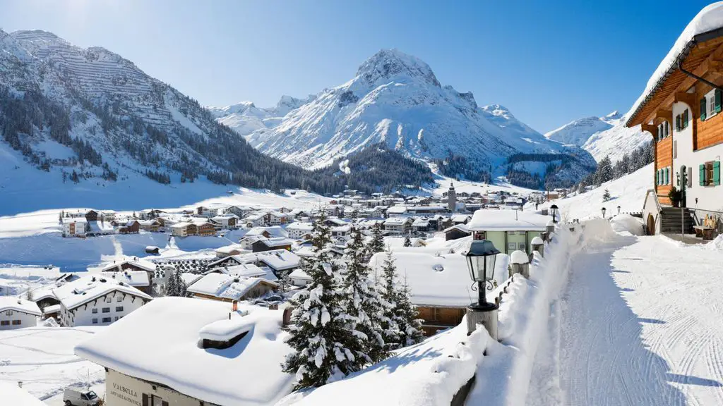 Lech - a prestigious ski resort in the Austrian Alps
