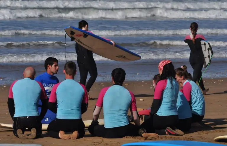 Group surf lessons