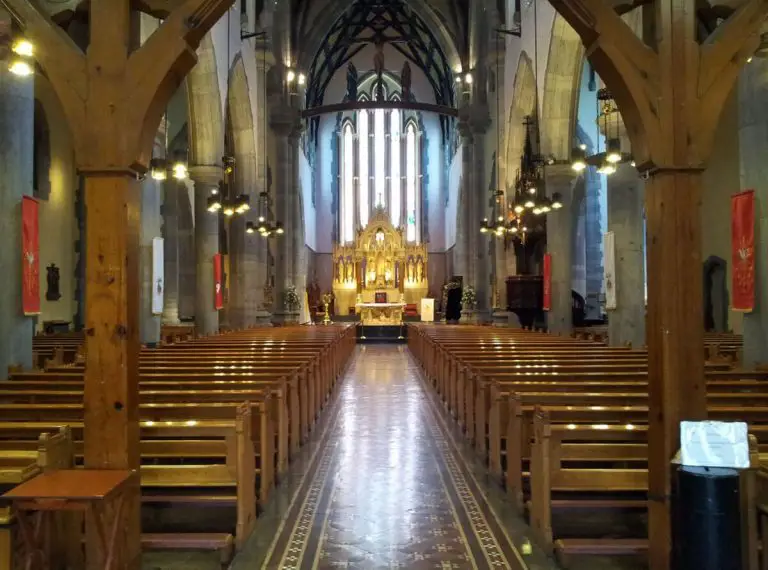 The interior of the Cathedral of St. John
