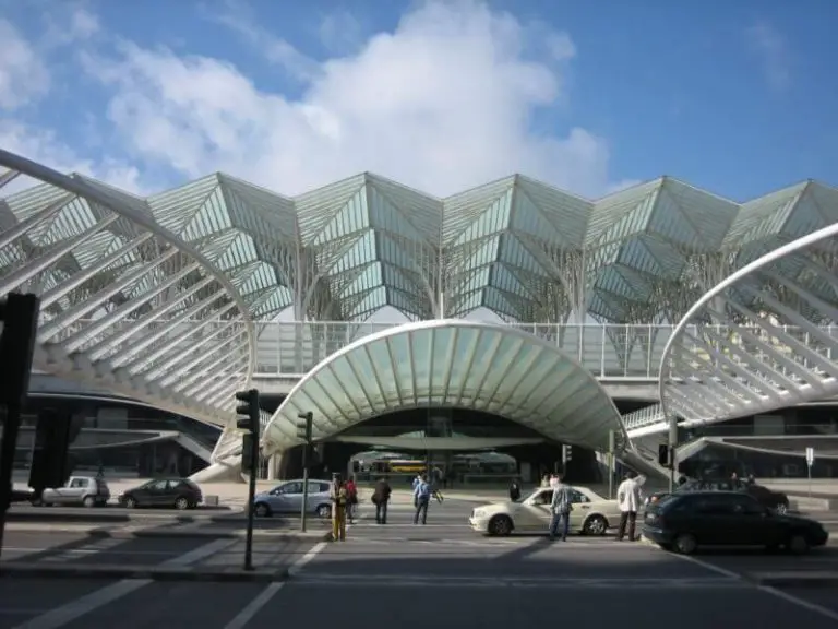 Oriente train station in Lisbon