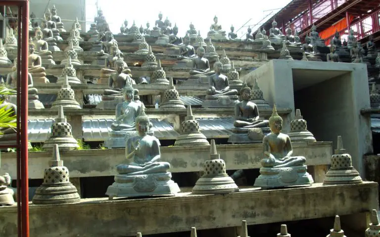 Buddha statues in the "Buddha Garden"