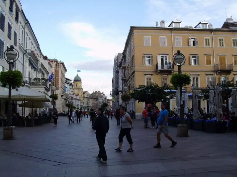 Korzo Street in Rijeka