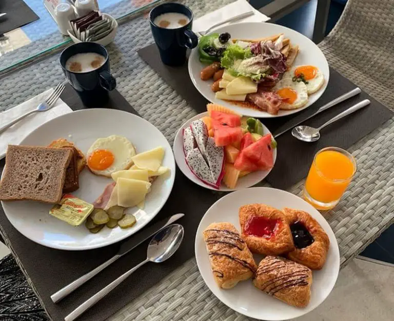 It looks like breakfast at the hotel