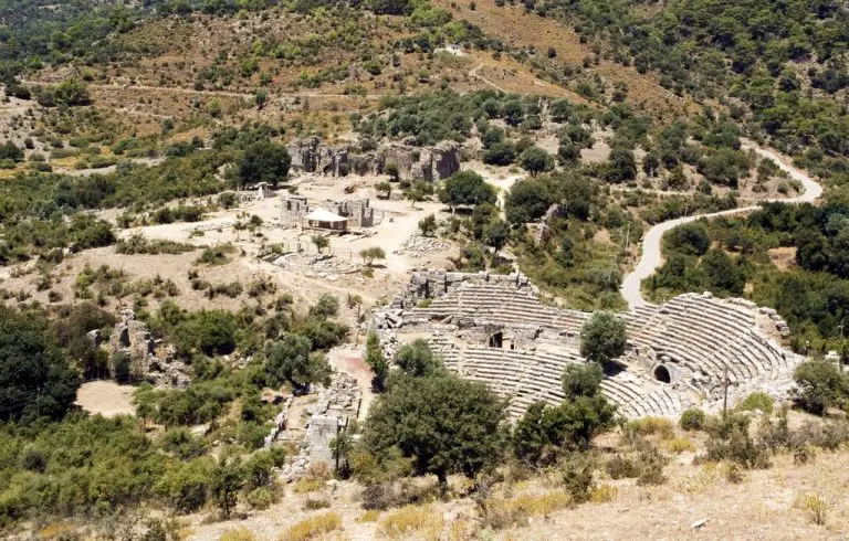 The ancient city of Kaunos