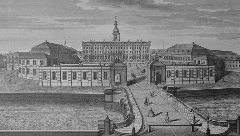 Christiansborg Palace in 1746