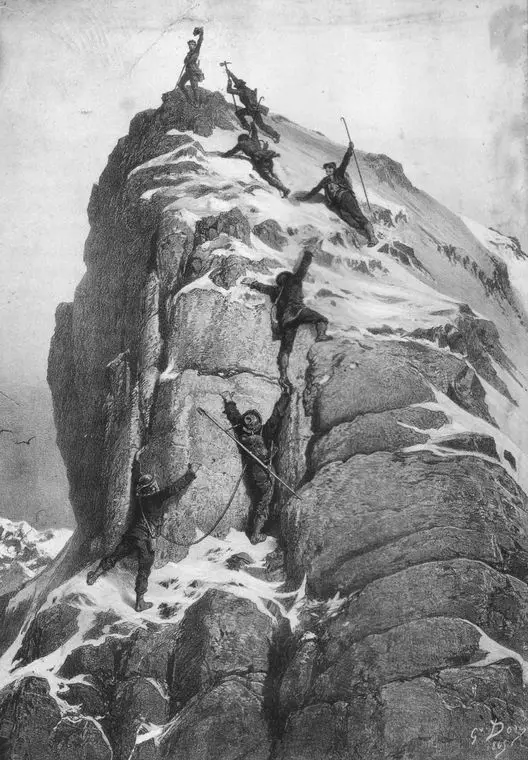 First climb to the Matterhorn 1965