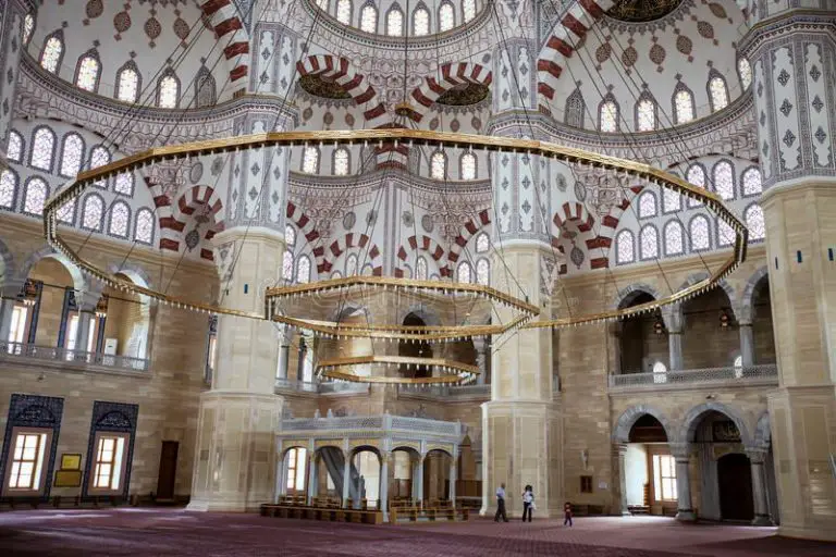Interior of the Adana Merkez Camii Mosque