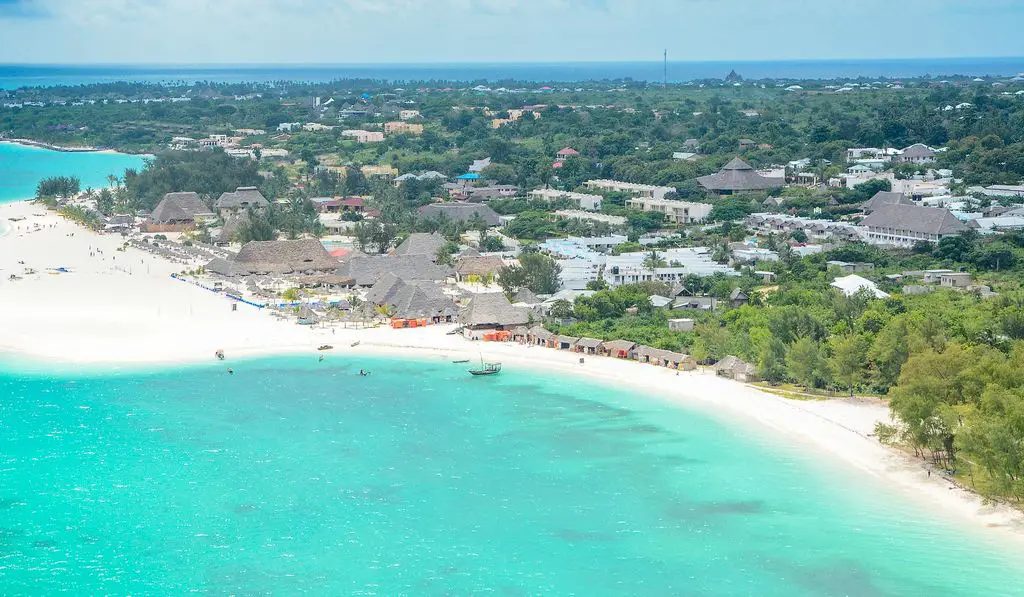 Kendwa - a popular beach holiday area in Zanzibar