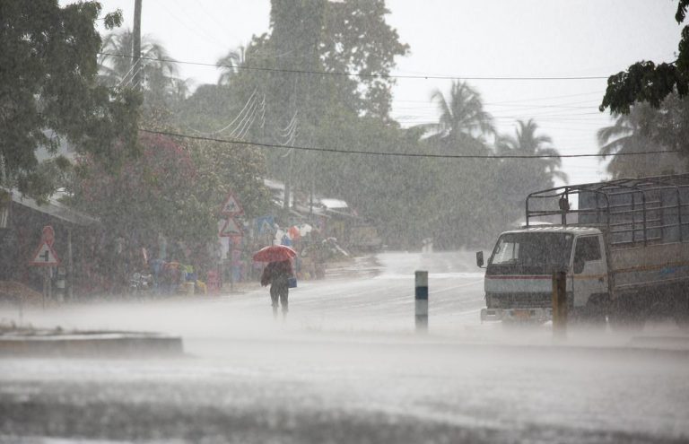Heavy rains in Zanzibar