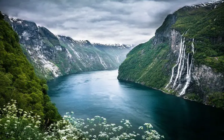 View of Geiranger Fjord