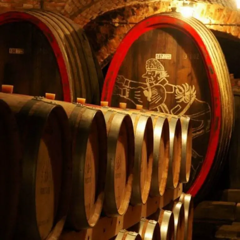 Wine Barrels in the Cellar