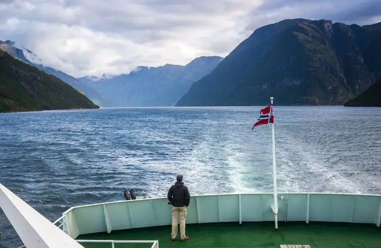 Ferry Walk on Geiranger Fjord