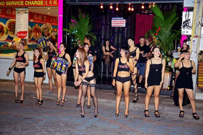 In Thailand, prostitution is officially banned