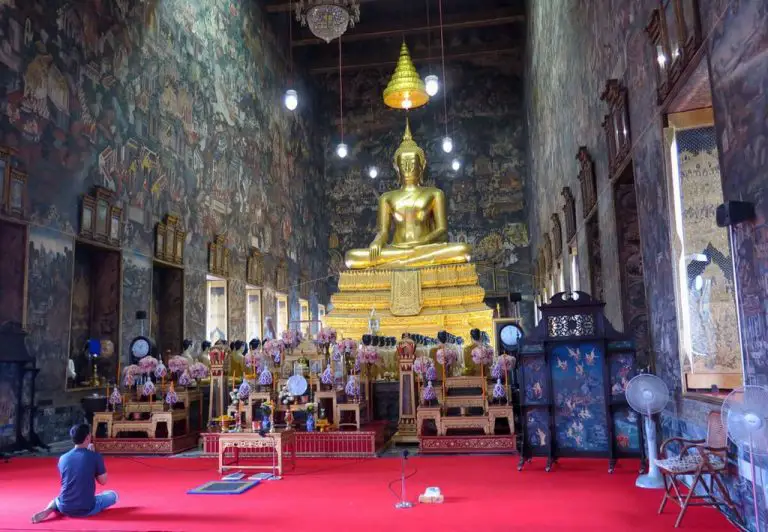 At Wat Sathat Temple