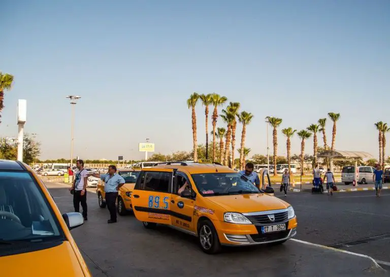 Taxis at Antalya Airport
