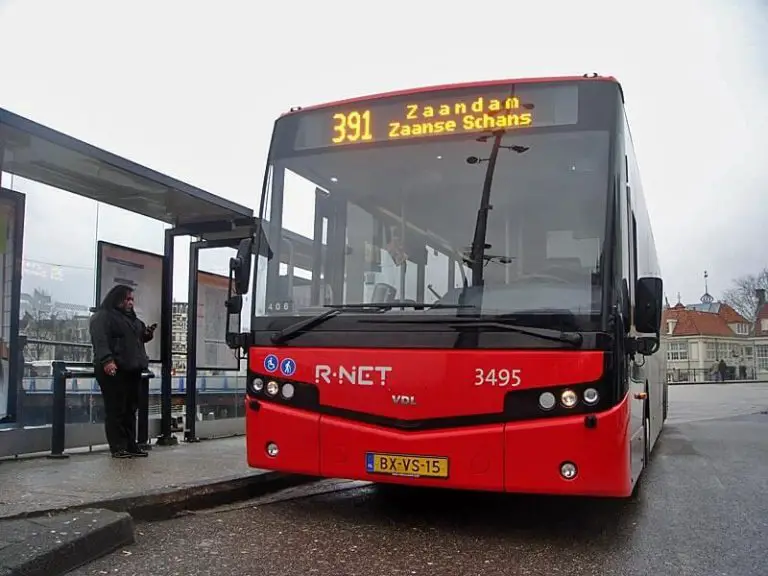 Bus number 391 to Zaanse Schans