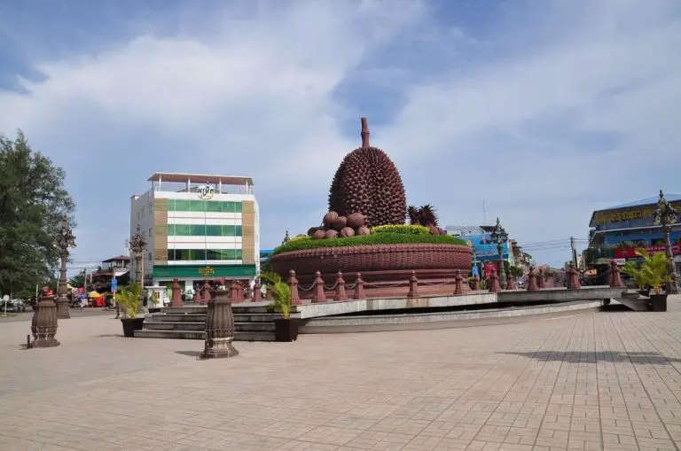 Durian Statue - Kampot Center