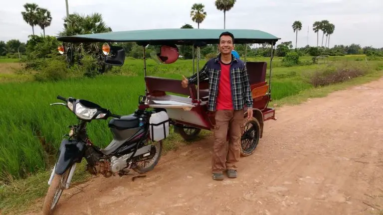 To Kampot on a tuk tuk