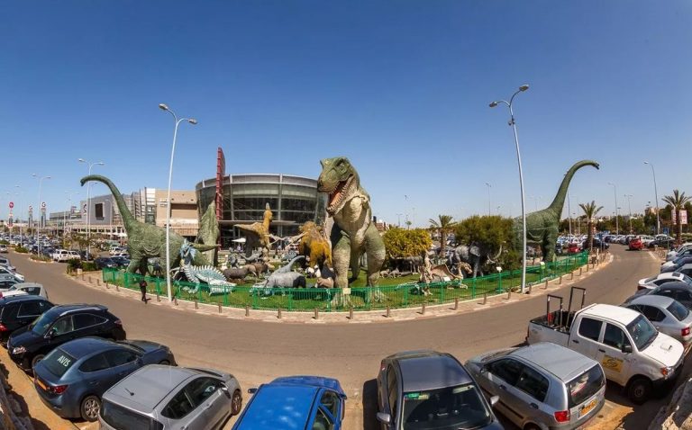 Dinosaur installation
