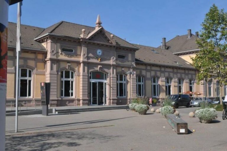 Train station in baden-baden