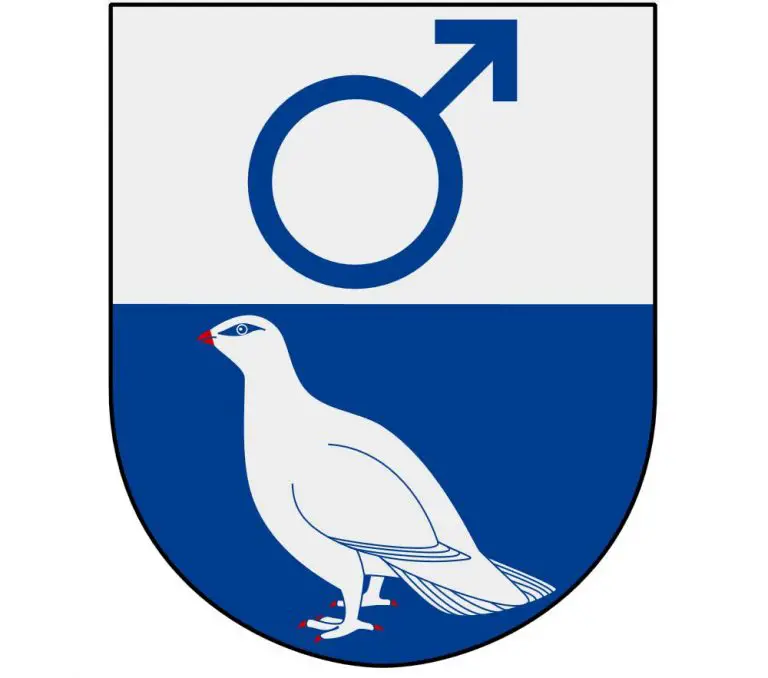 Coat of arms of the city of Kiruna