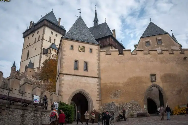 Lower courtyard of Karlstejn Castle