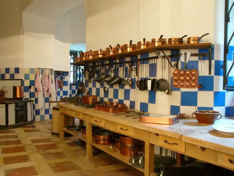 Kitchen in the castle Hluboká nad Vltavou