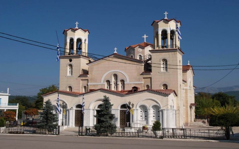 Church of St. John of Russia on the island of Euboea