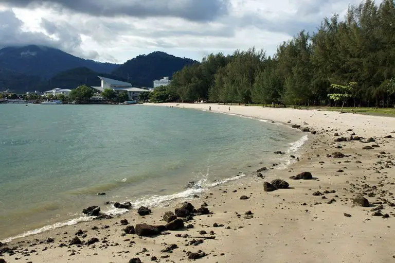 The beach at the end of the Legend Park
