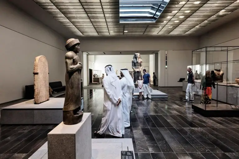 Exhibits at the Louvre Museum Abu Dhabi