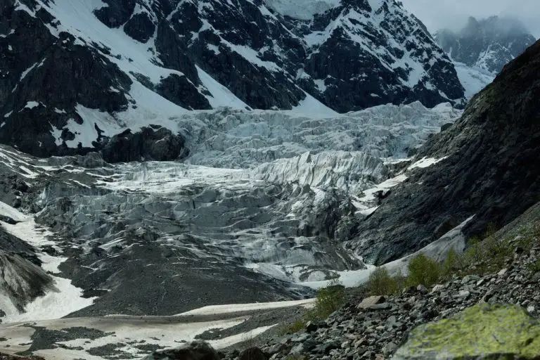 Chalaadi Glacier in Mestia