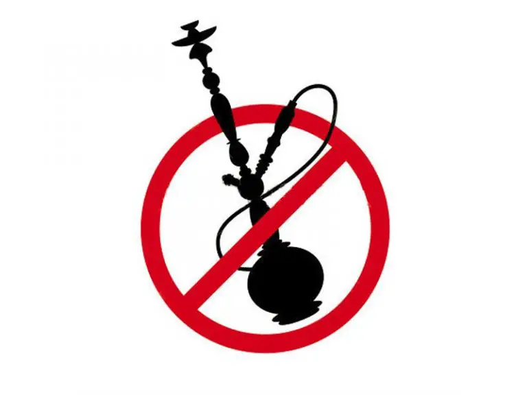 It is forbidden to smoke a hookah